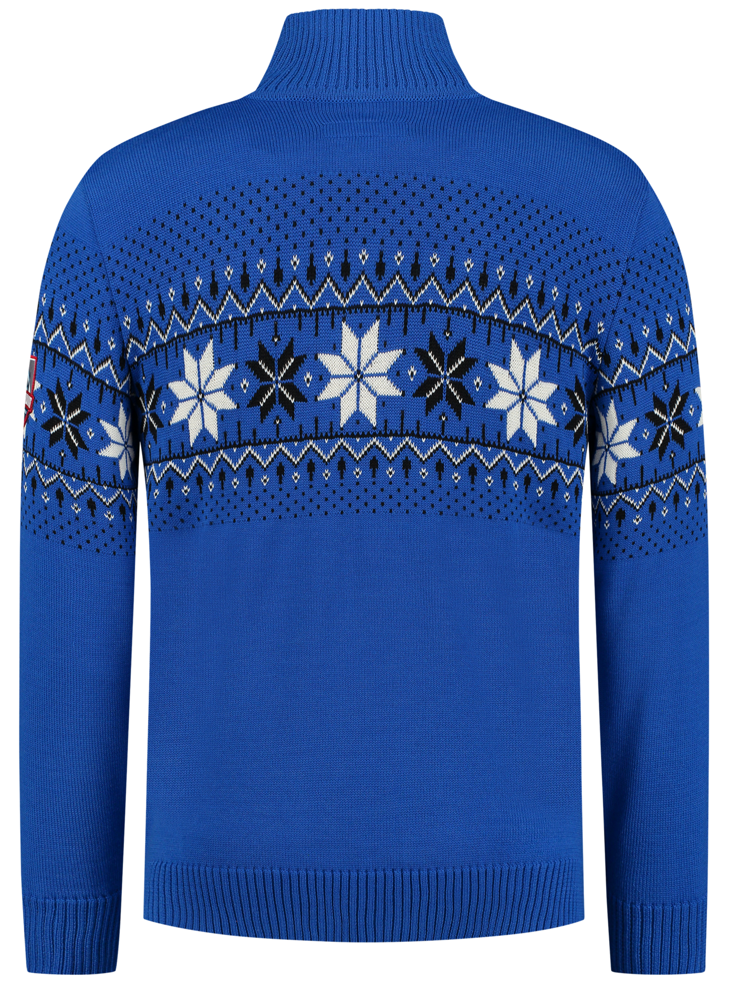 John Brillant Norwegian Mens Pullover Merino, Blue