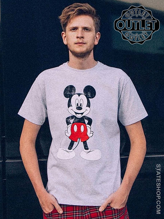 T-Shirt Micky Maus "Pose" Grijs