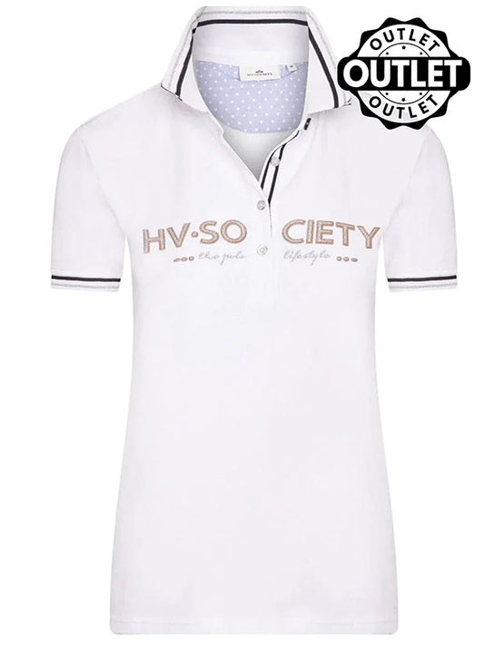 Polo femme Society, blanc