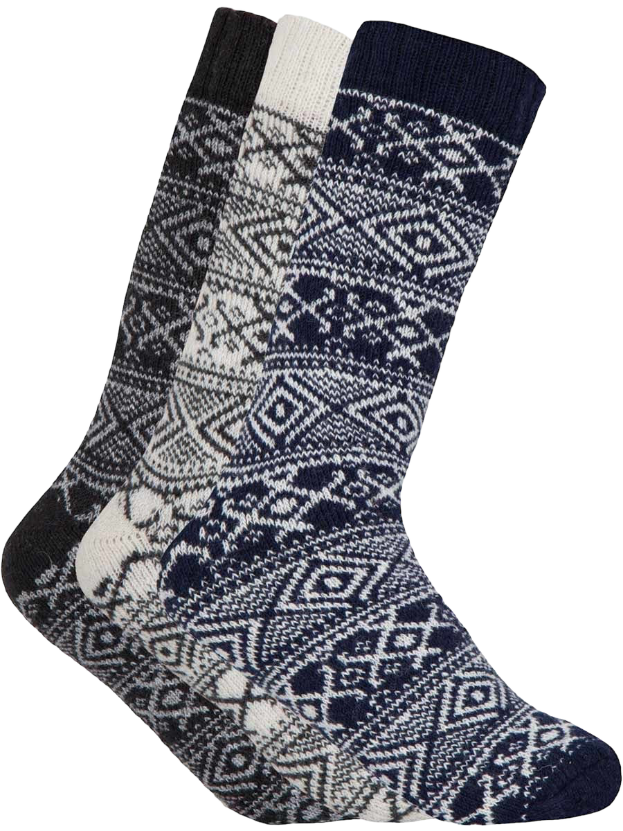 Nordic Wool Socken, 3er-Pack