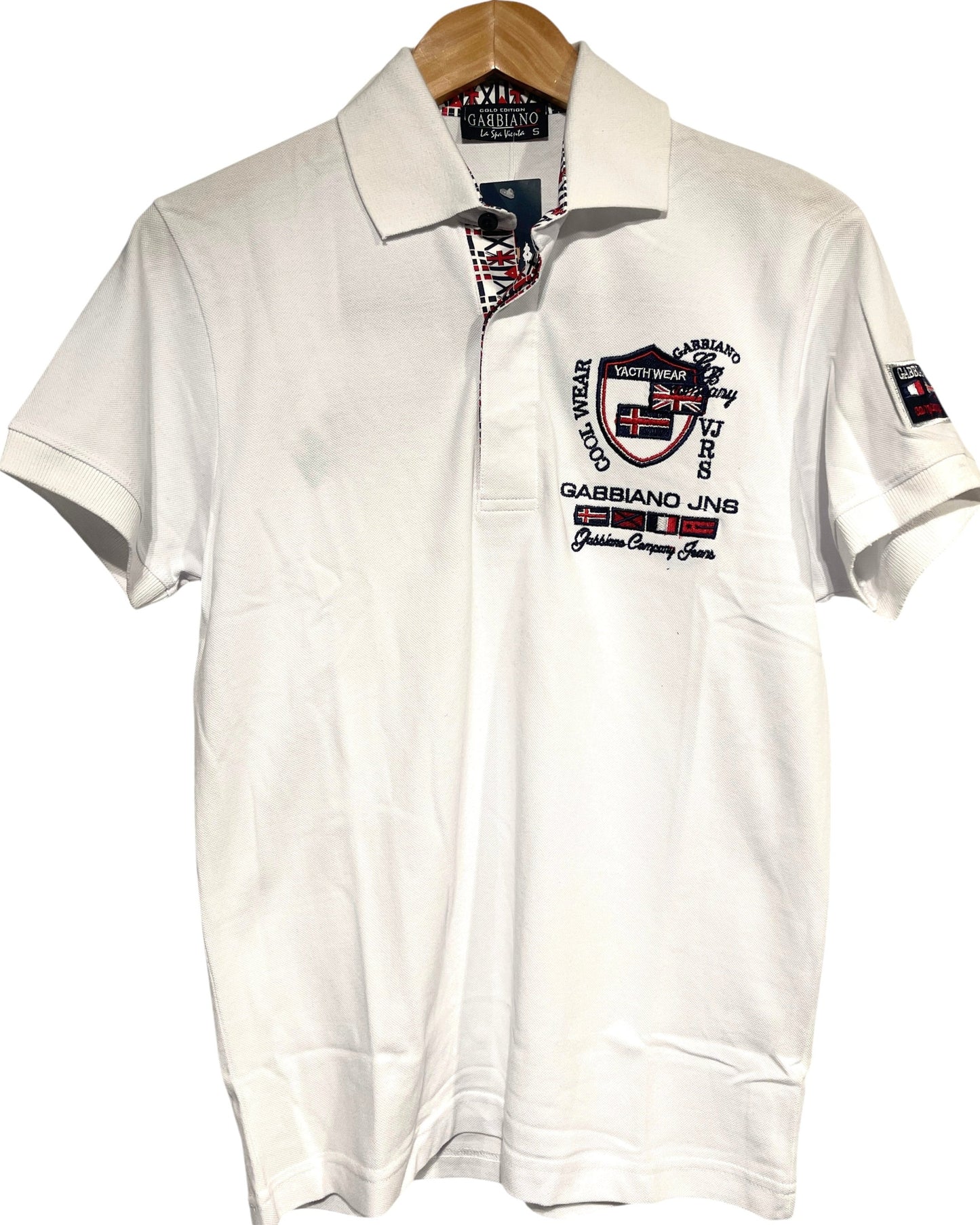 Poloshirt white