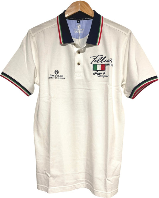 Poloshirt Italy white