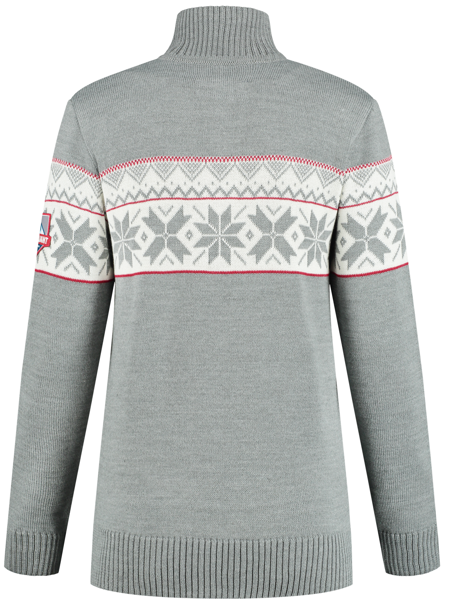 John Brillant Norwegian Womens Pullover Ullgenser, grey