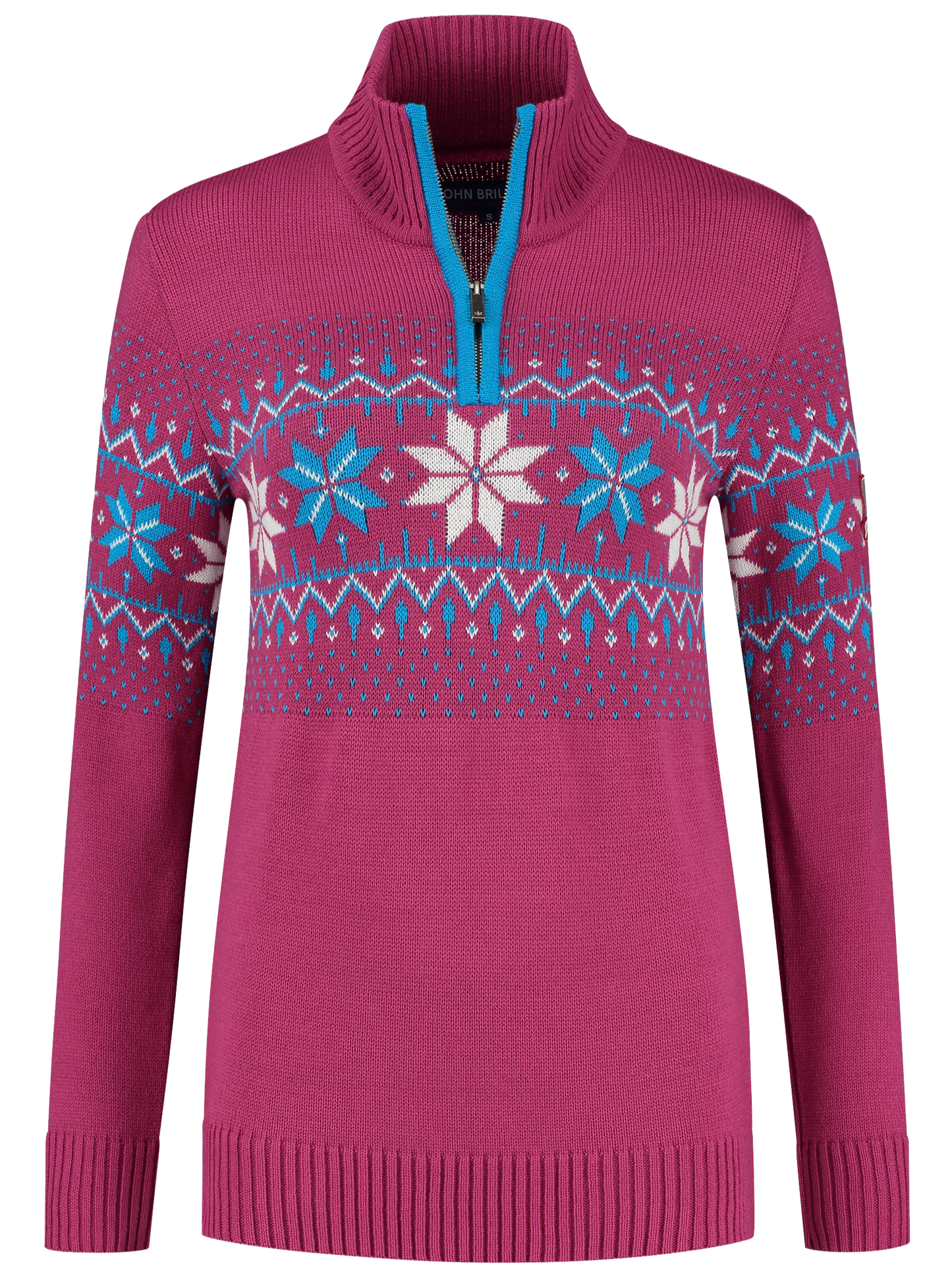 John Brillant Norwegian Womens Pullover Fargerik, pink