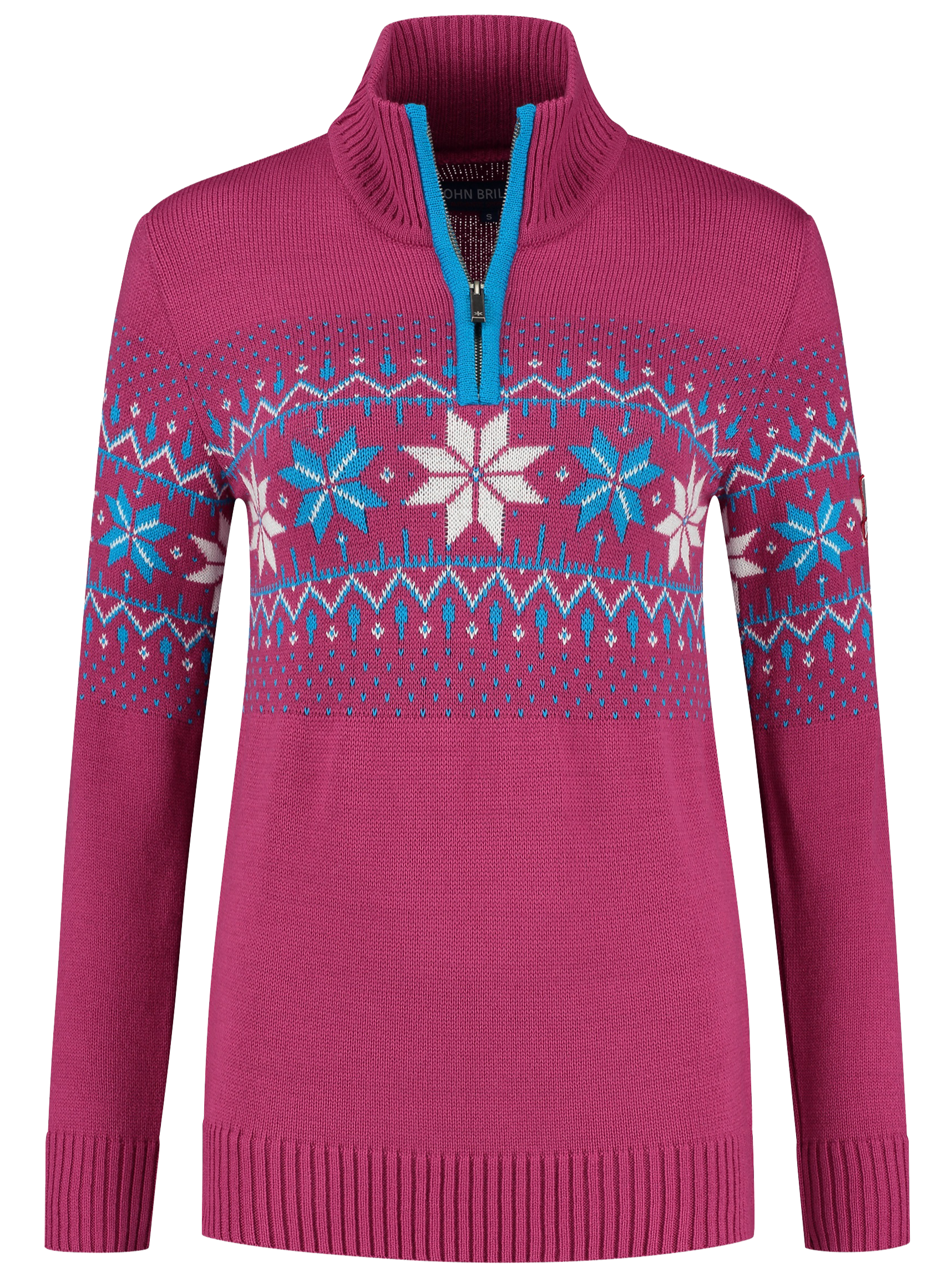 John Brillant Norwegian Womens Pullover Fargerik, pink