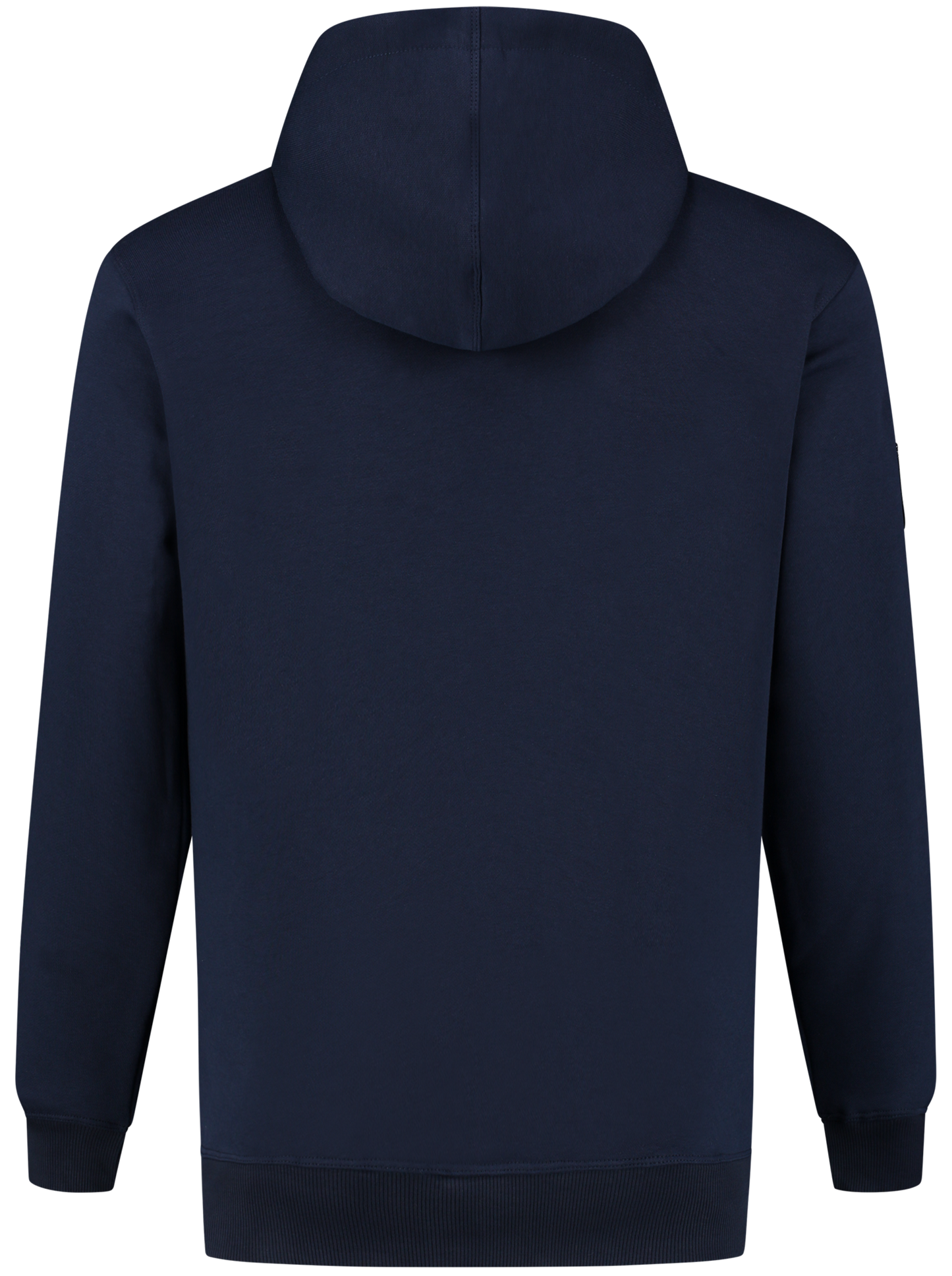 John BrillantHoodie sweatshirt with nautical print, darkblue