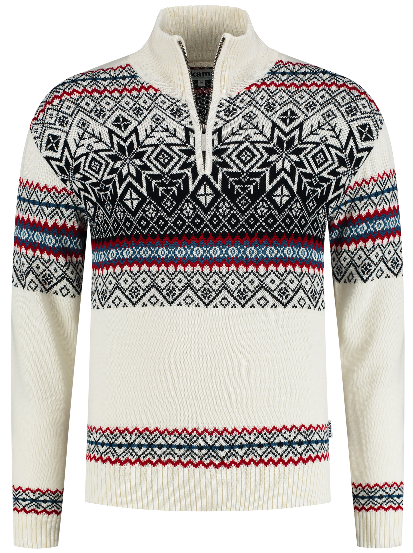 Kama Pullover Merino Nordic, off-White