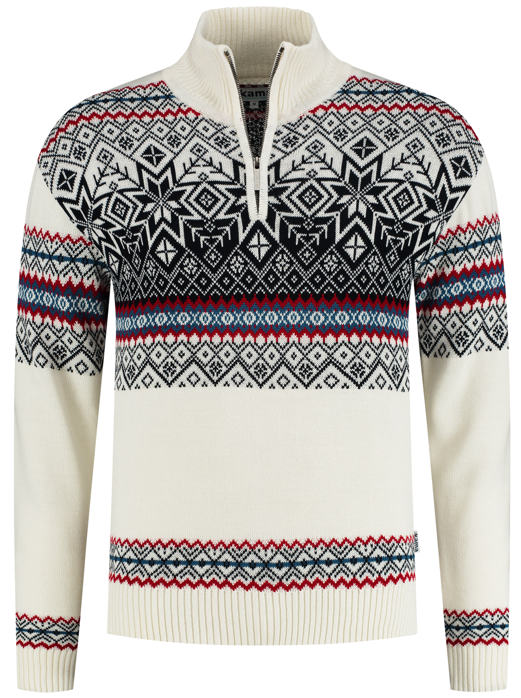 Kama Pullover Merino Nordic, off-White