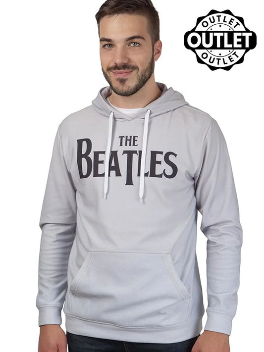 Sweat à capuche en coton "Grey" des Beatles, gris clair