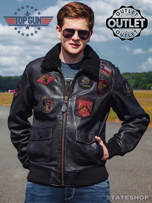 La veste en cuir officielle Top Gun ®