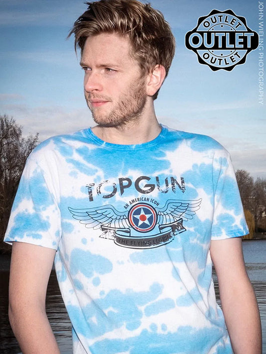 T-Shirt "American Icon" camouflage blue