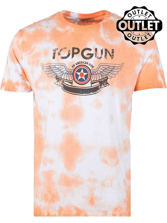 T-Shirt "American Icon" camouflage, orange