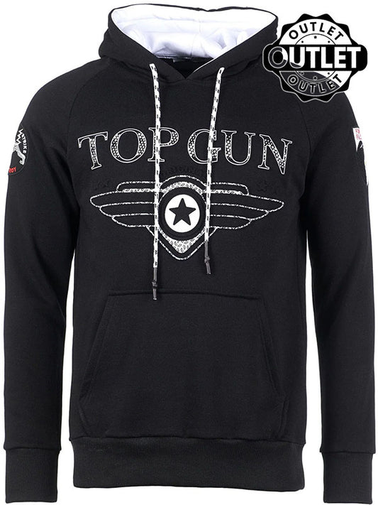 Hoodie-Sweatshirt "Defend", schwarz