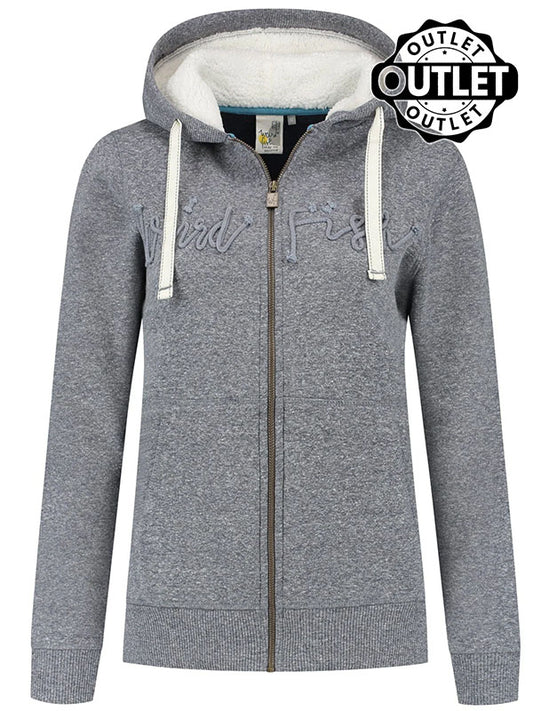 Branded Hoodie Full Zip, Navy