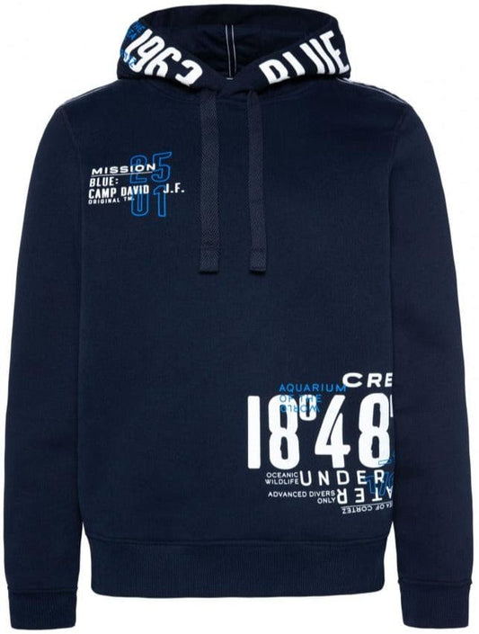 Camp David Make a Statement with CAMP DAVID's Striking Hooded Sweatshirt