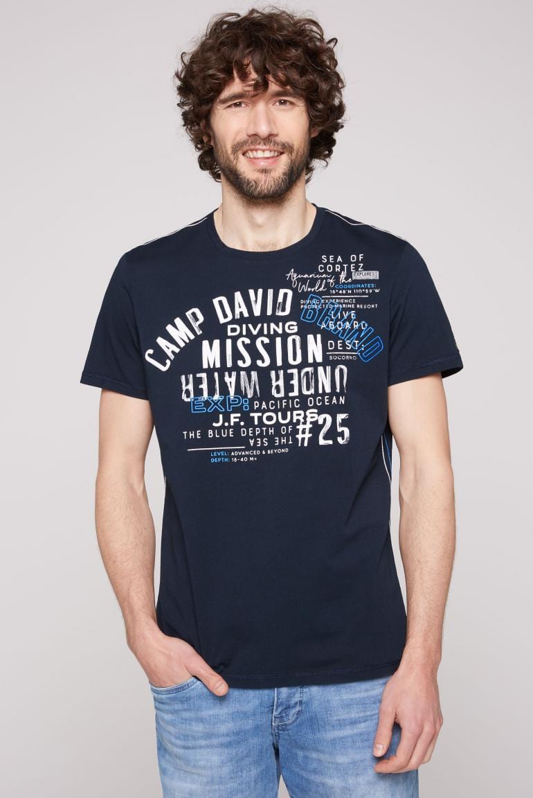 Camp David Stylish with this CAMP DAVID Dive-Inspired T-Shirt