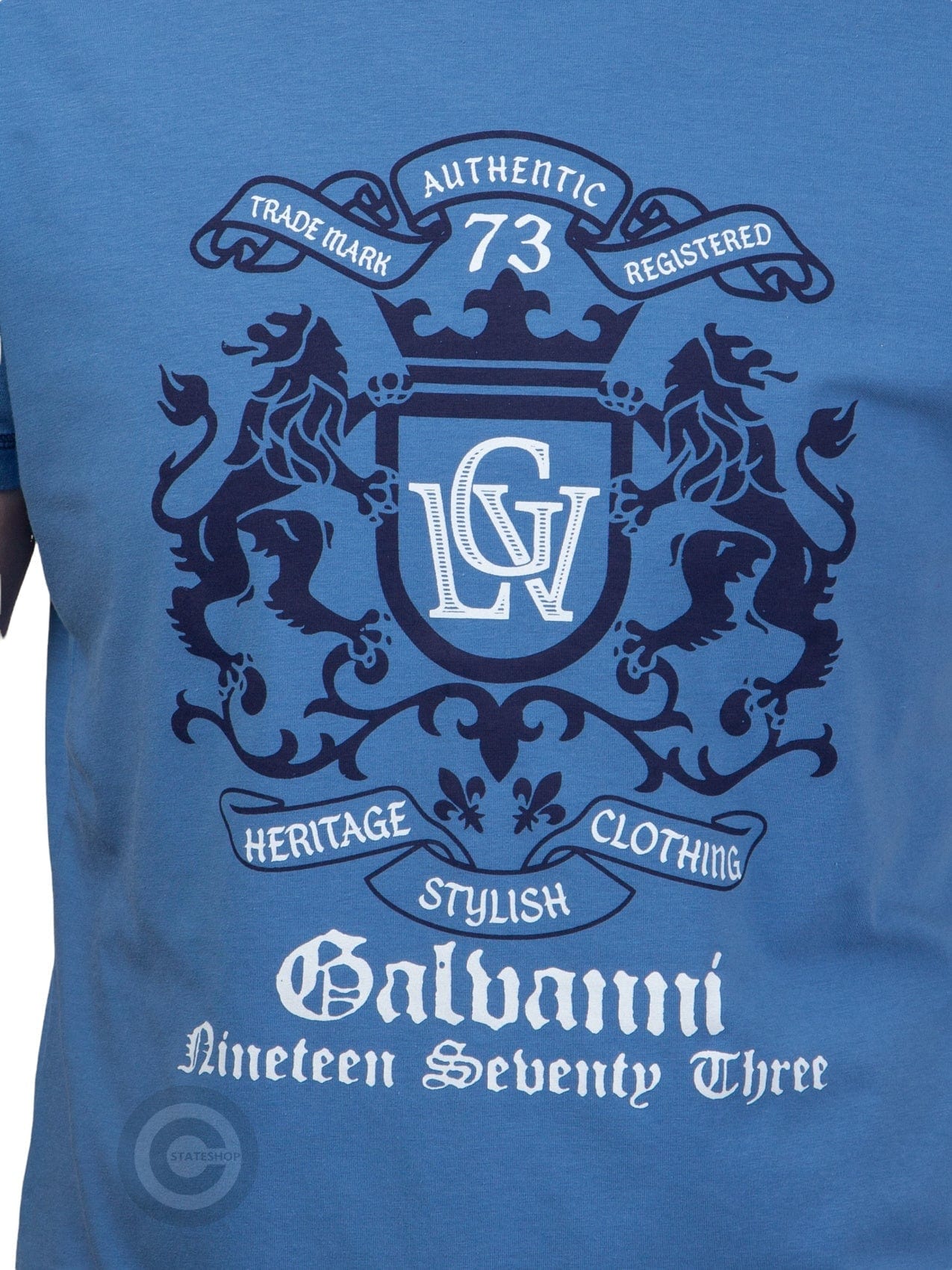 GalvanniHeritage T-Shirt, blue