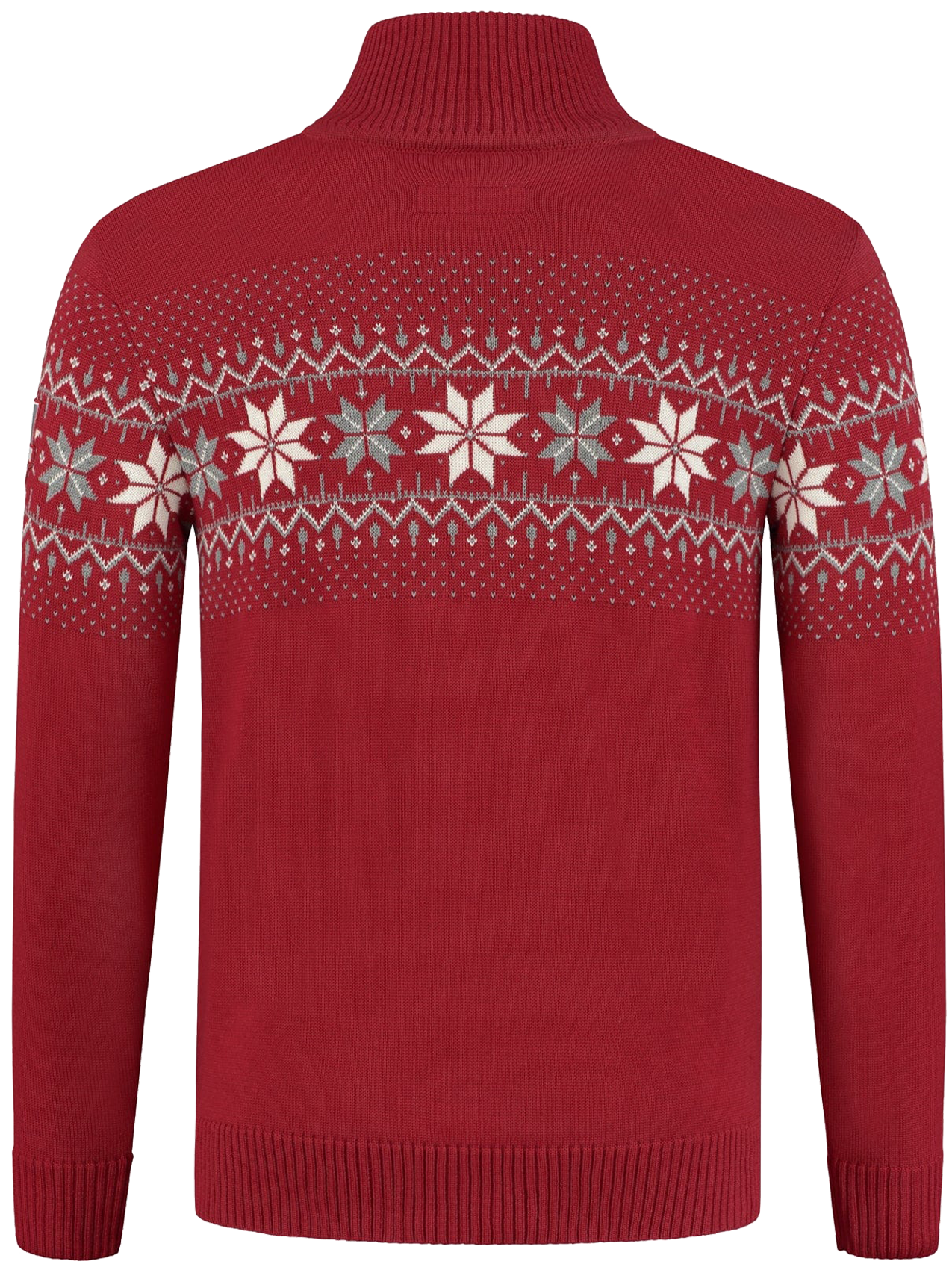 John Brillant Norwegian Mens Pullover Merino, Red