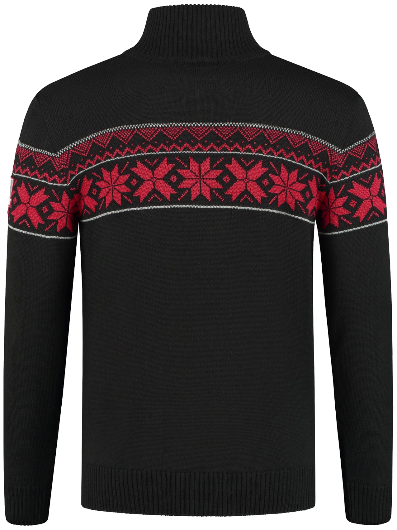 John Brillant Norwegian Mens Pullover Ullgenser, black