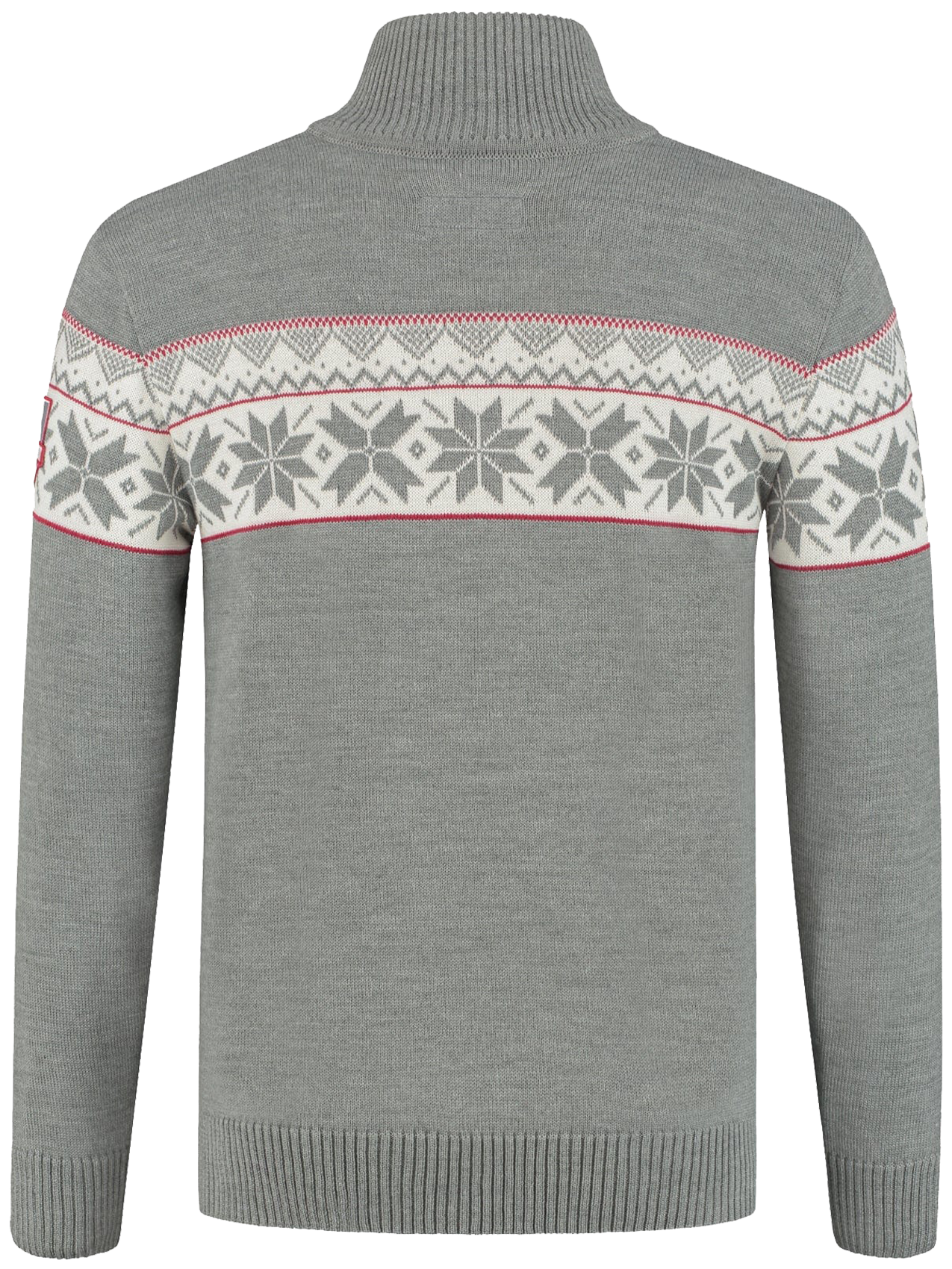 John Brillant Norwegian Mens Pullover Ullgenser, Grey