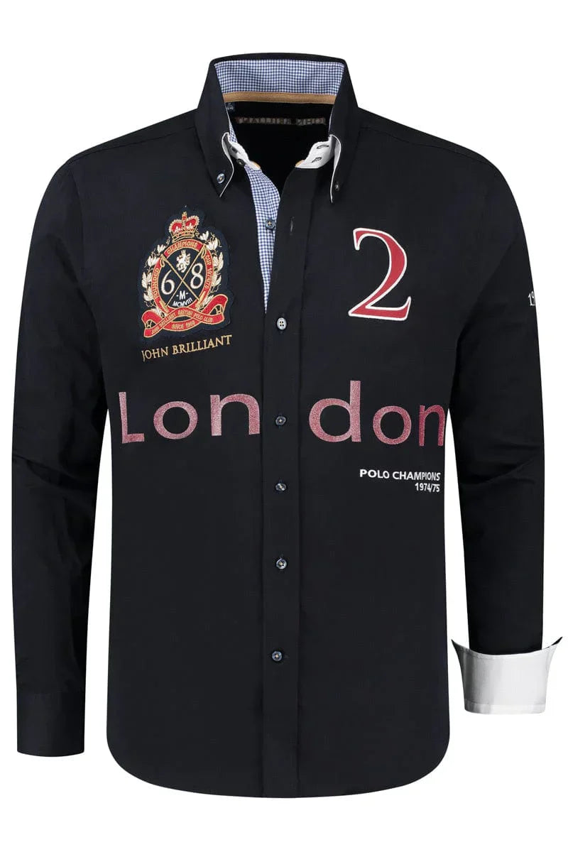 John BrillantShirt Polosport London, darkblue