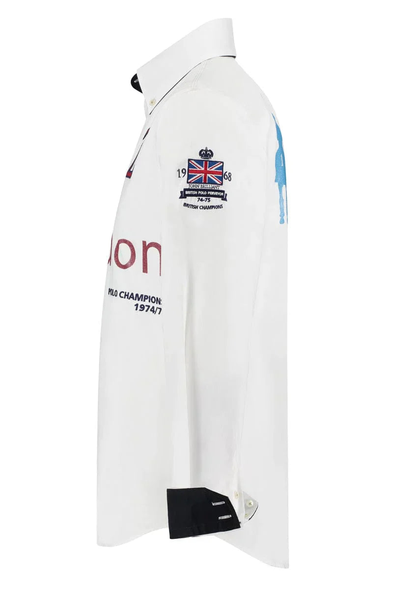 John BrillantShirt Polosport London, white