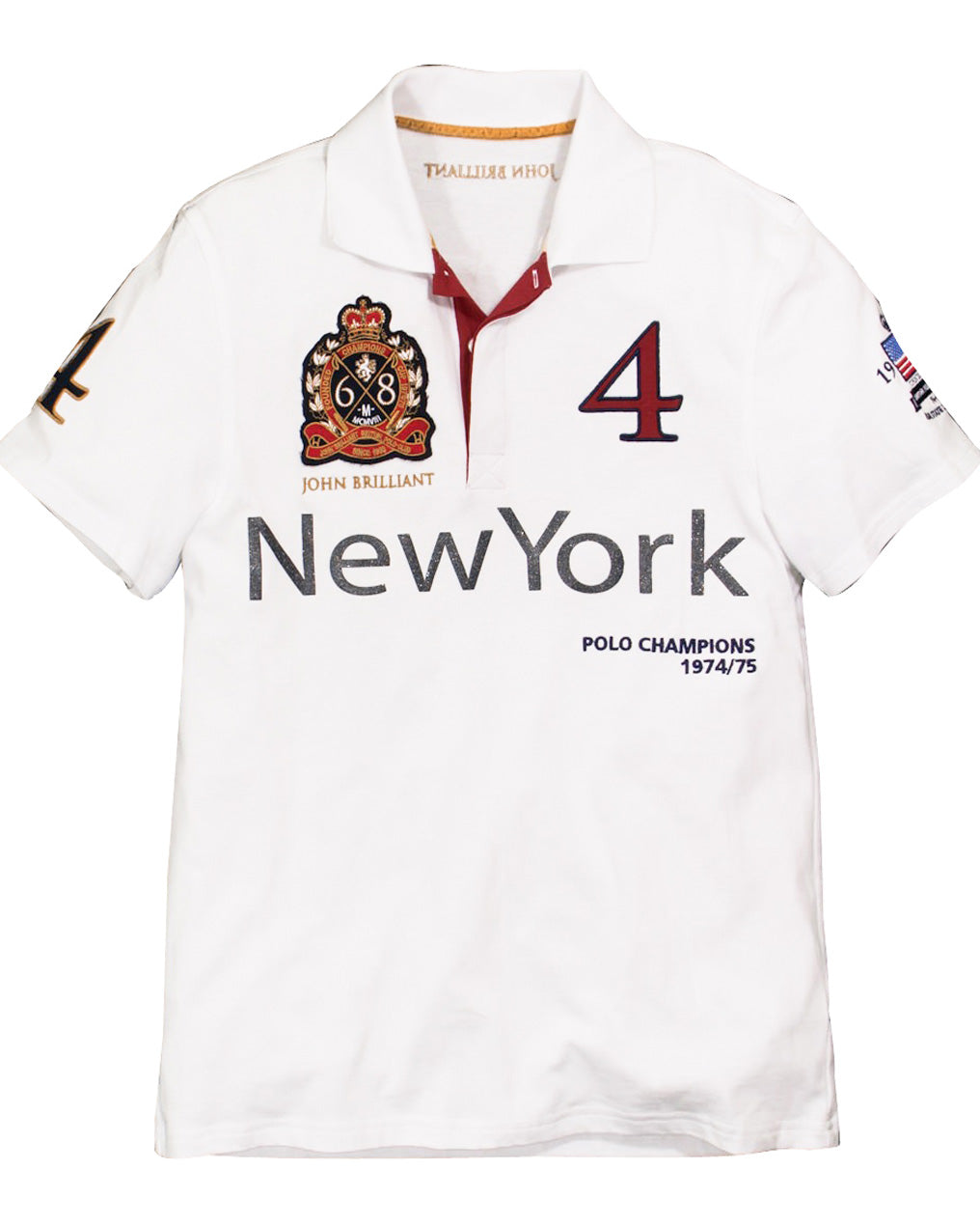 Polo Shirt New York, white