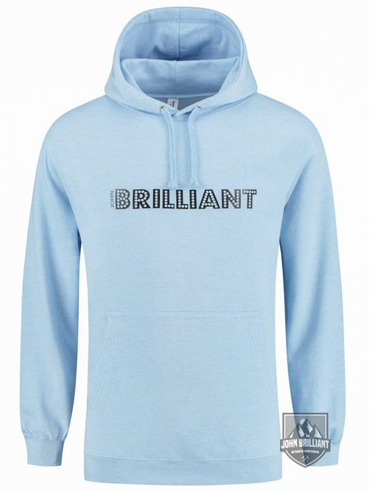 Logo Sweatshirt with hood, blue