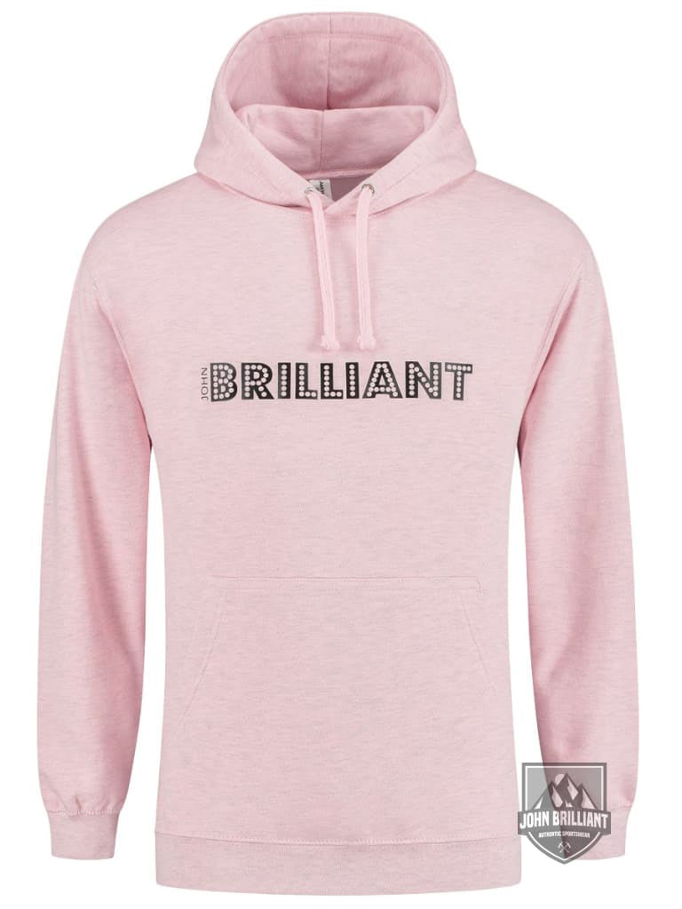 Logo Sweatshirt with hood, pink