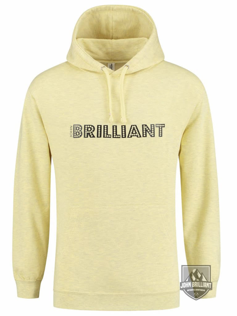 Logo Sweatshirt with hood, yellow