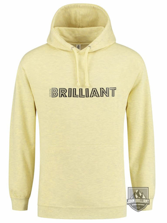 Logo Sweatshirt with hood, yellow