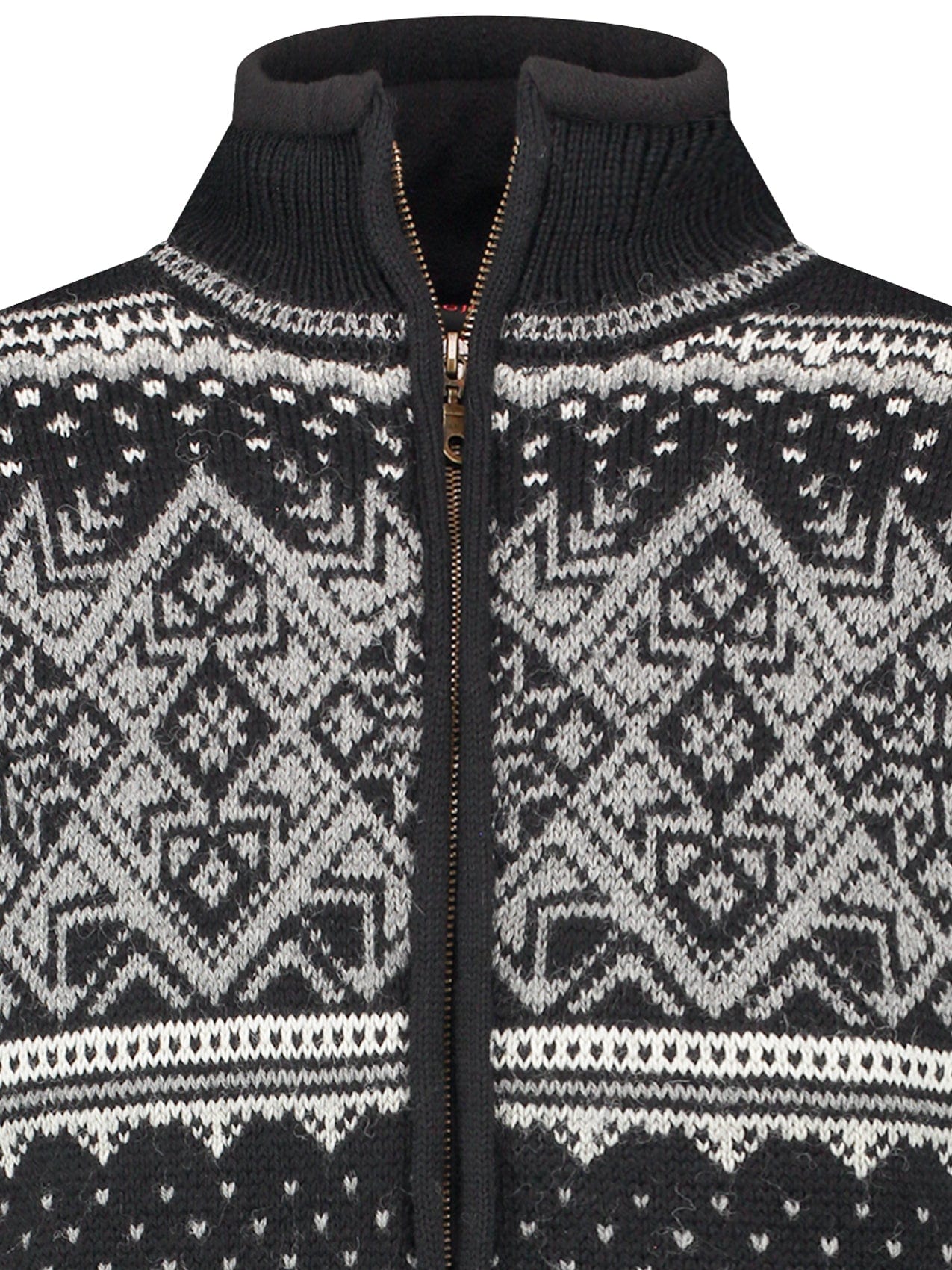 Norfinde Norwegian cardigan-windstopper in 100% pure wool