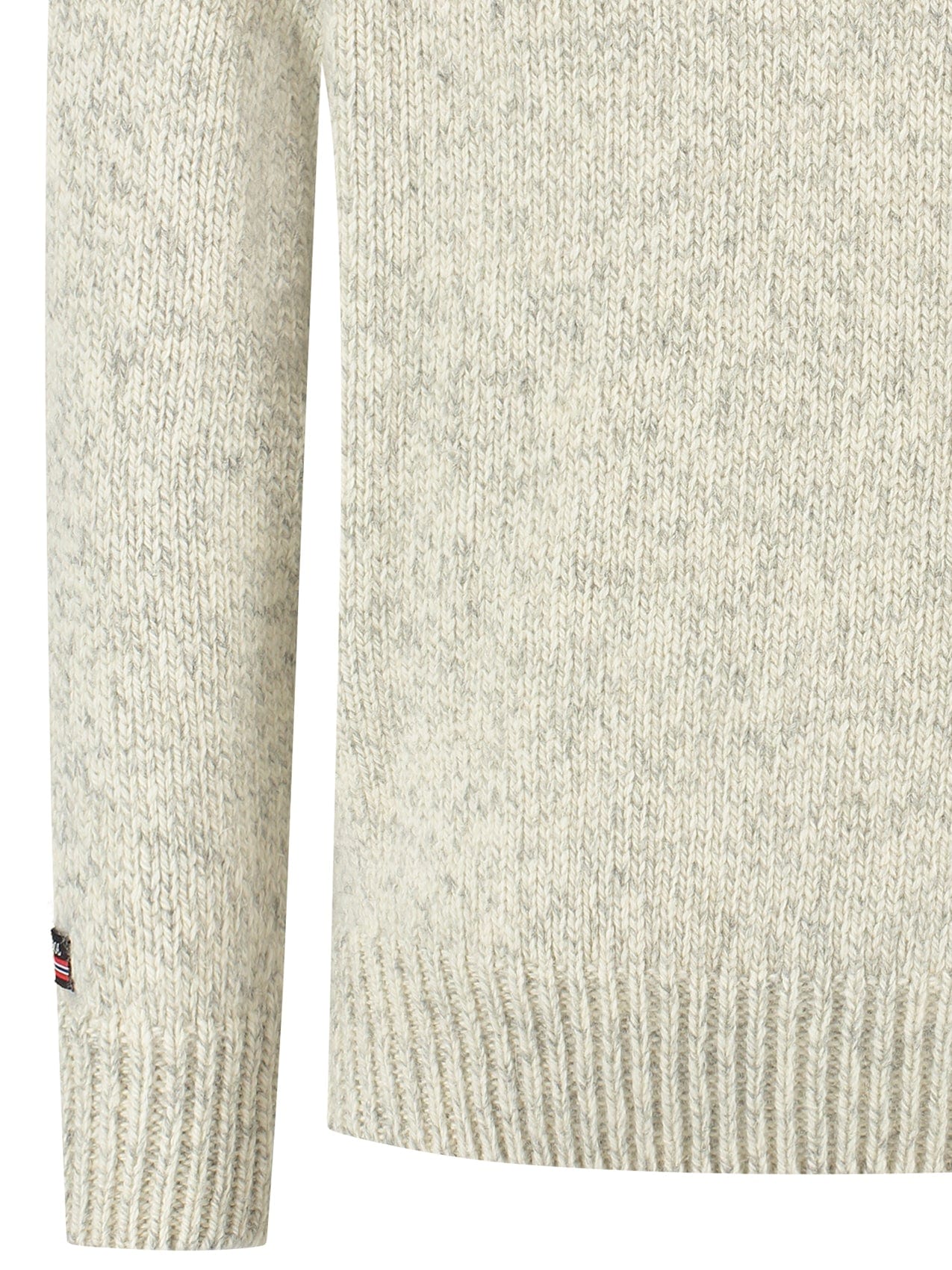 Norfinde Norwegian zip-up sweater in 100% pure new wool