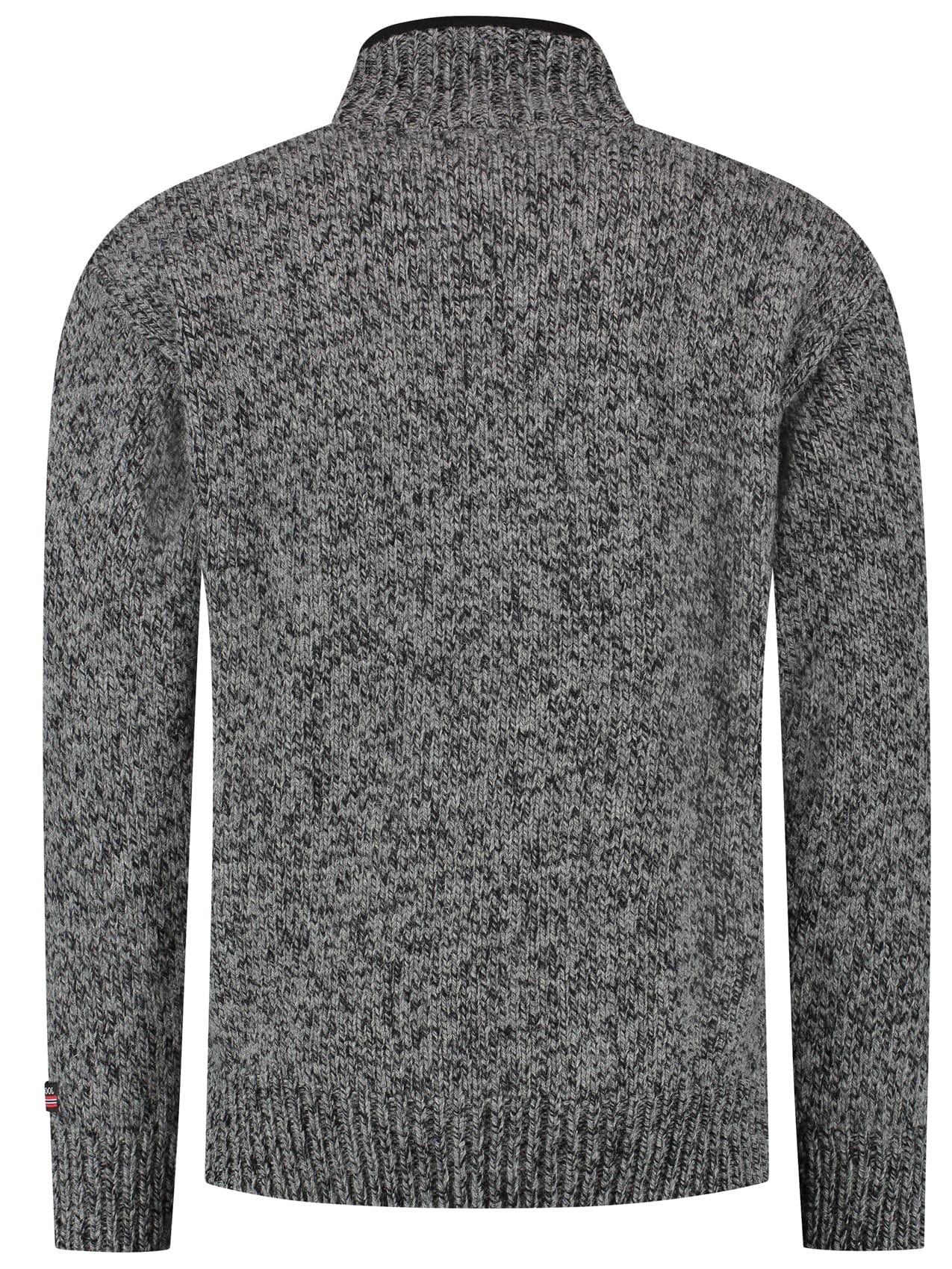 Norfinde Norwegian zip-up sweater in 100% pure new wool