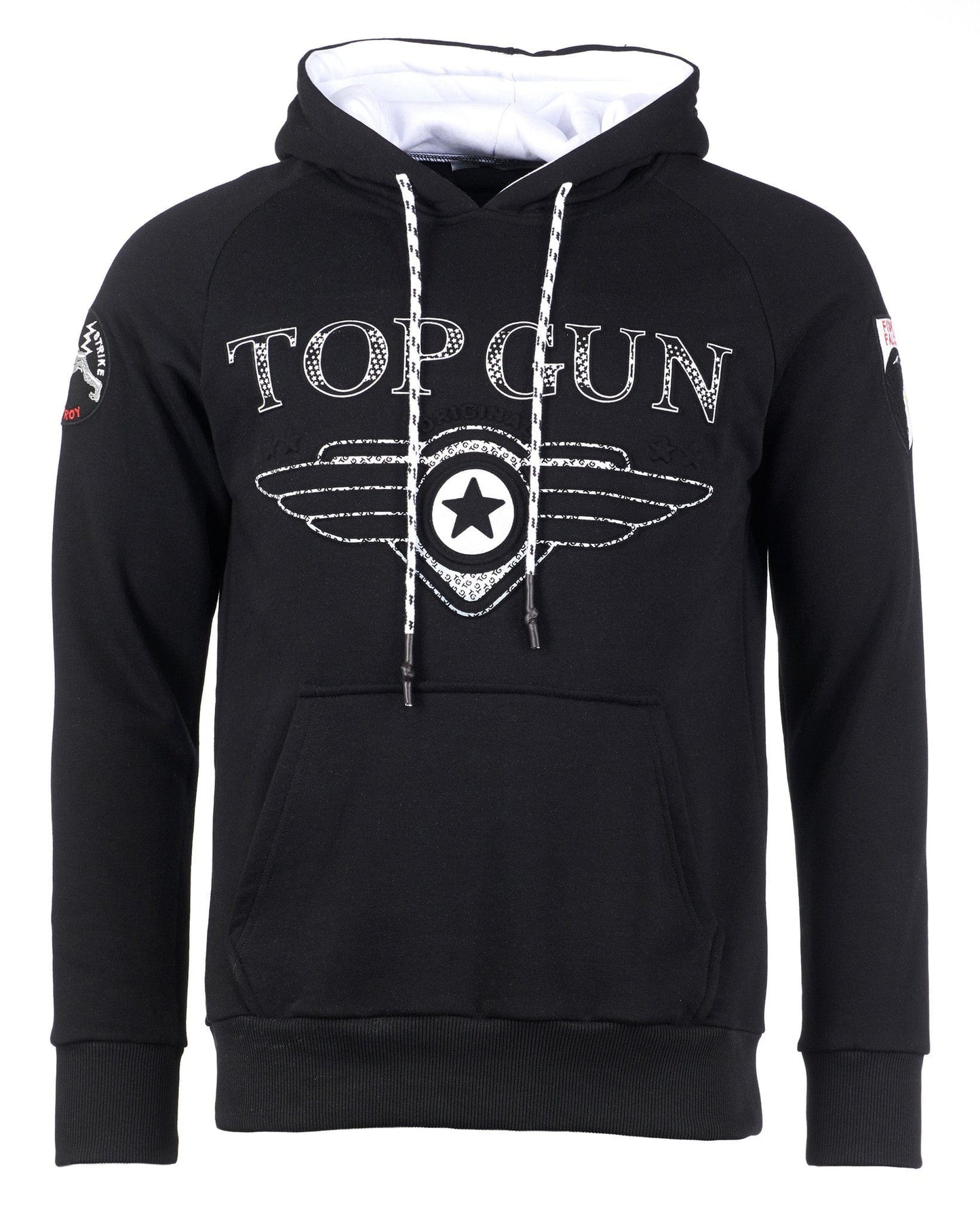 Top GunHoodie sweatshirt "Defend", black