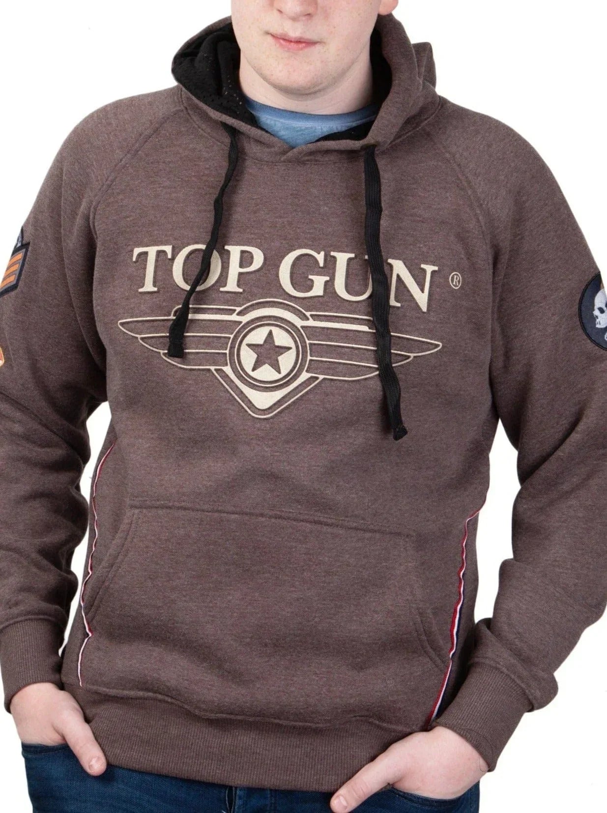 Top GunHoodie sweatshirt "Logo TST" with patches on the sleeve