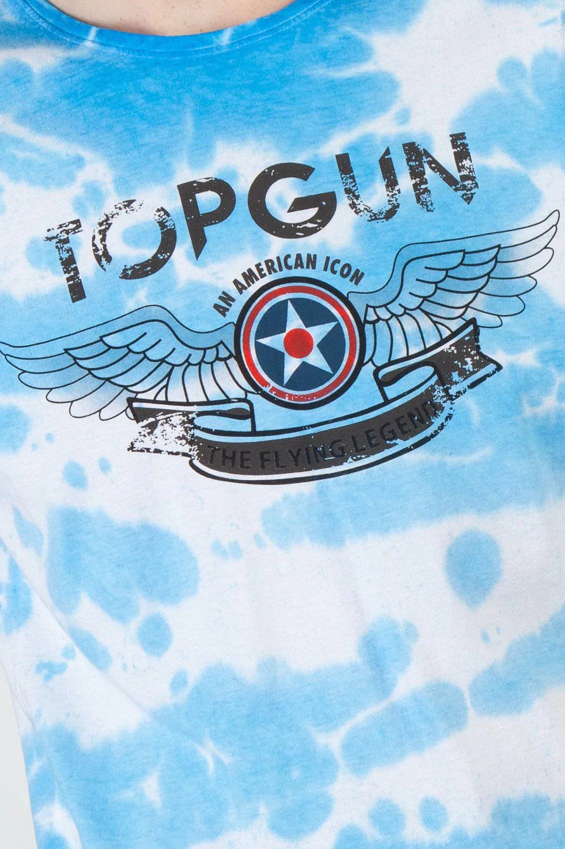 Top Gun T-Shirt "American Icon" camouflage blue