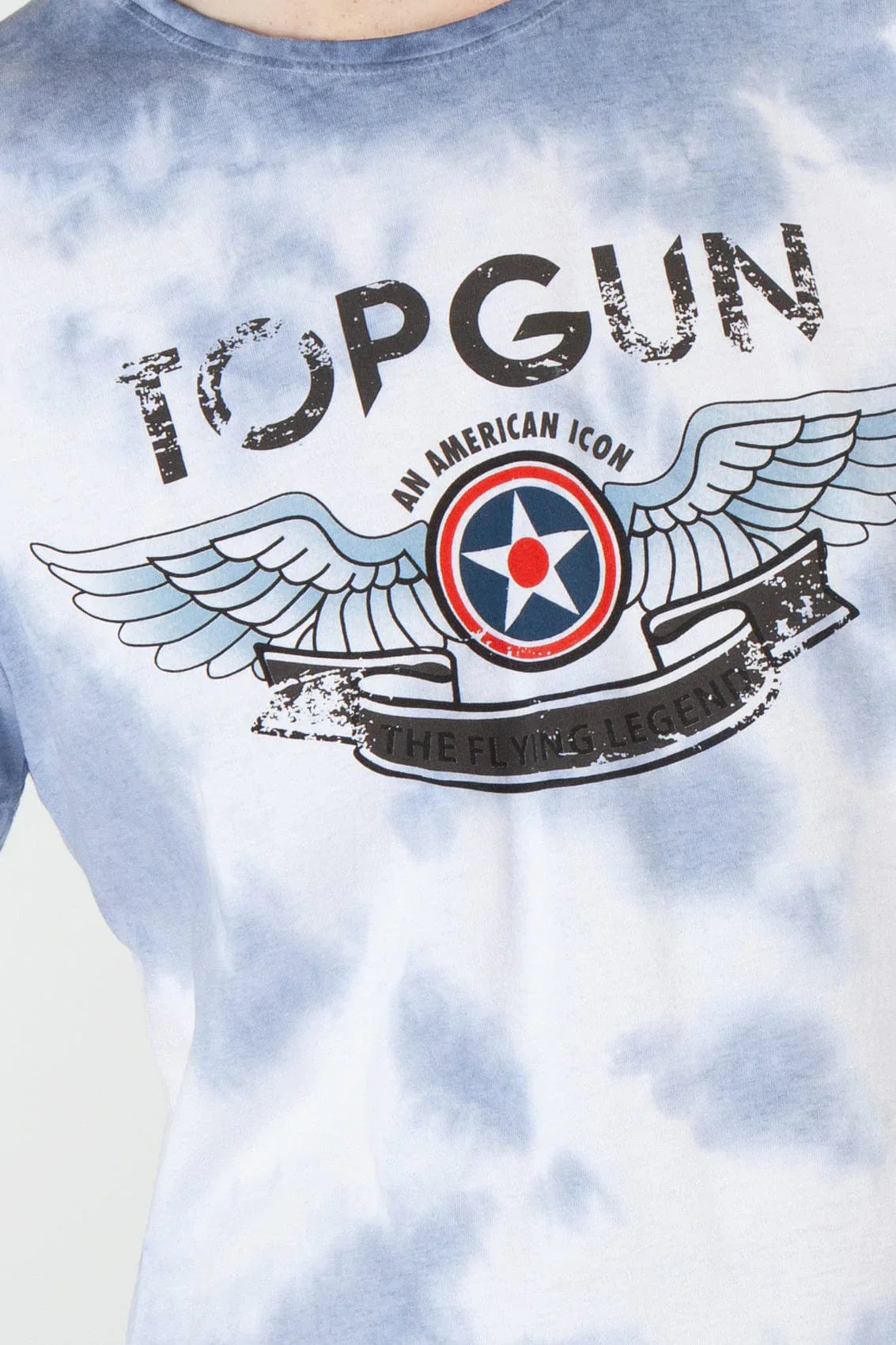 Top Gun T-Shirt "American Icon" camouflage, navy