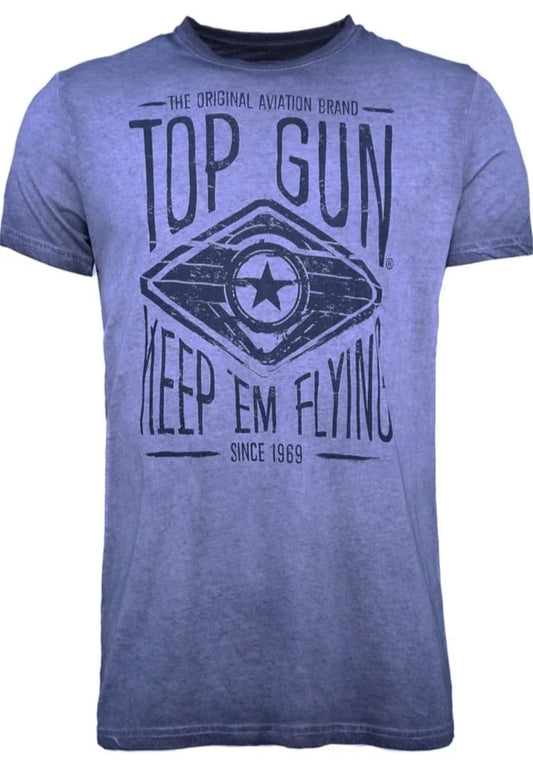 Top GunT-shirt, round neck made of cotton "Keep 'm Flying"