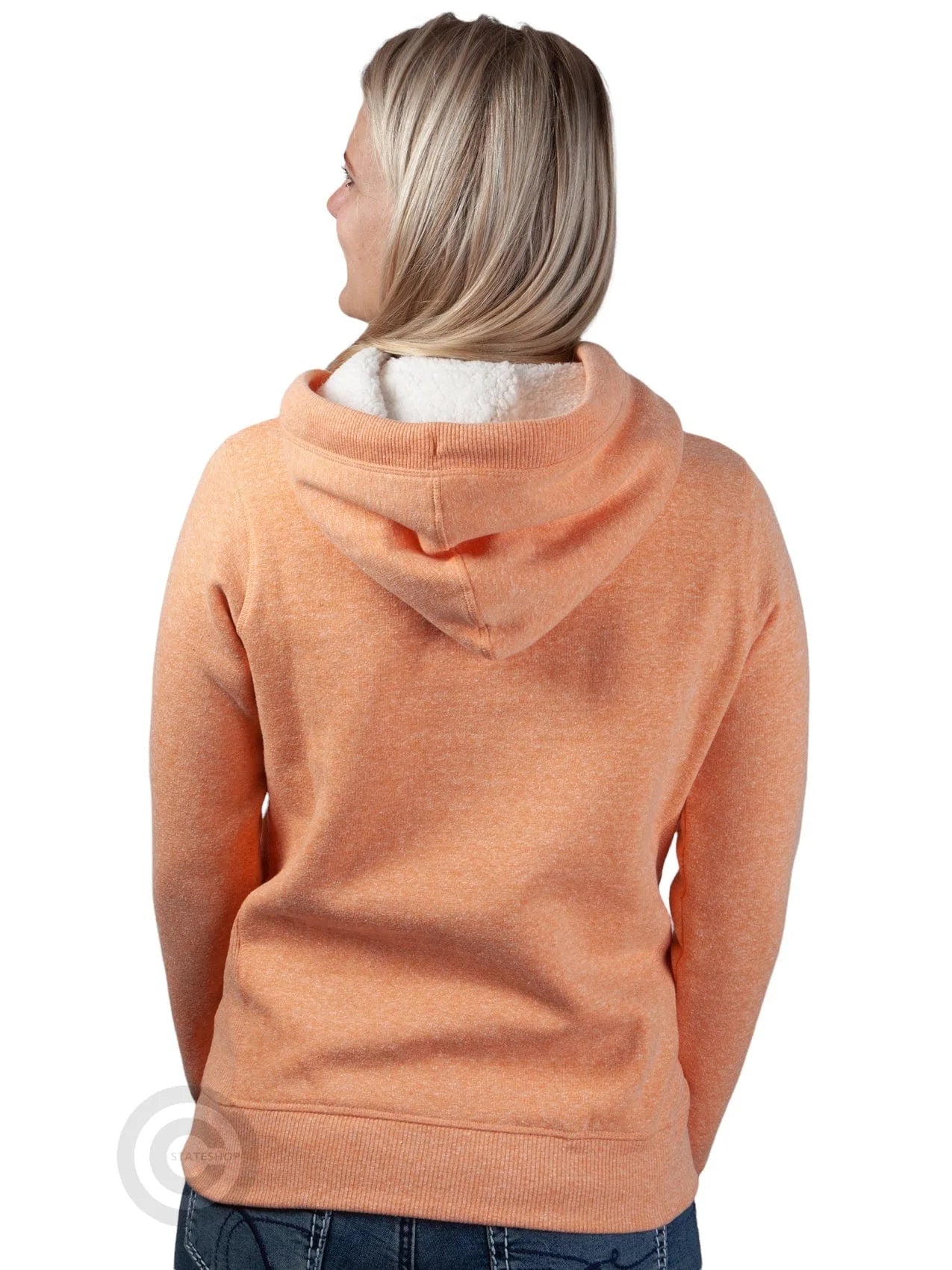 WeirdfishBranded Hoodie, Apricot