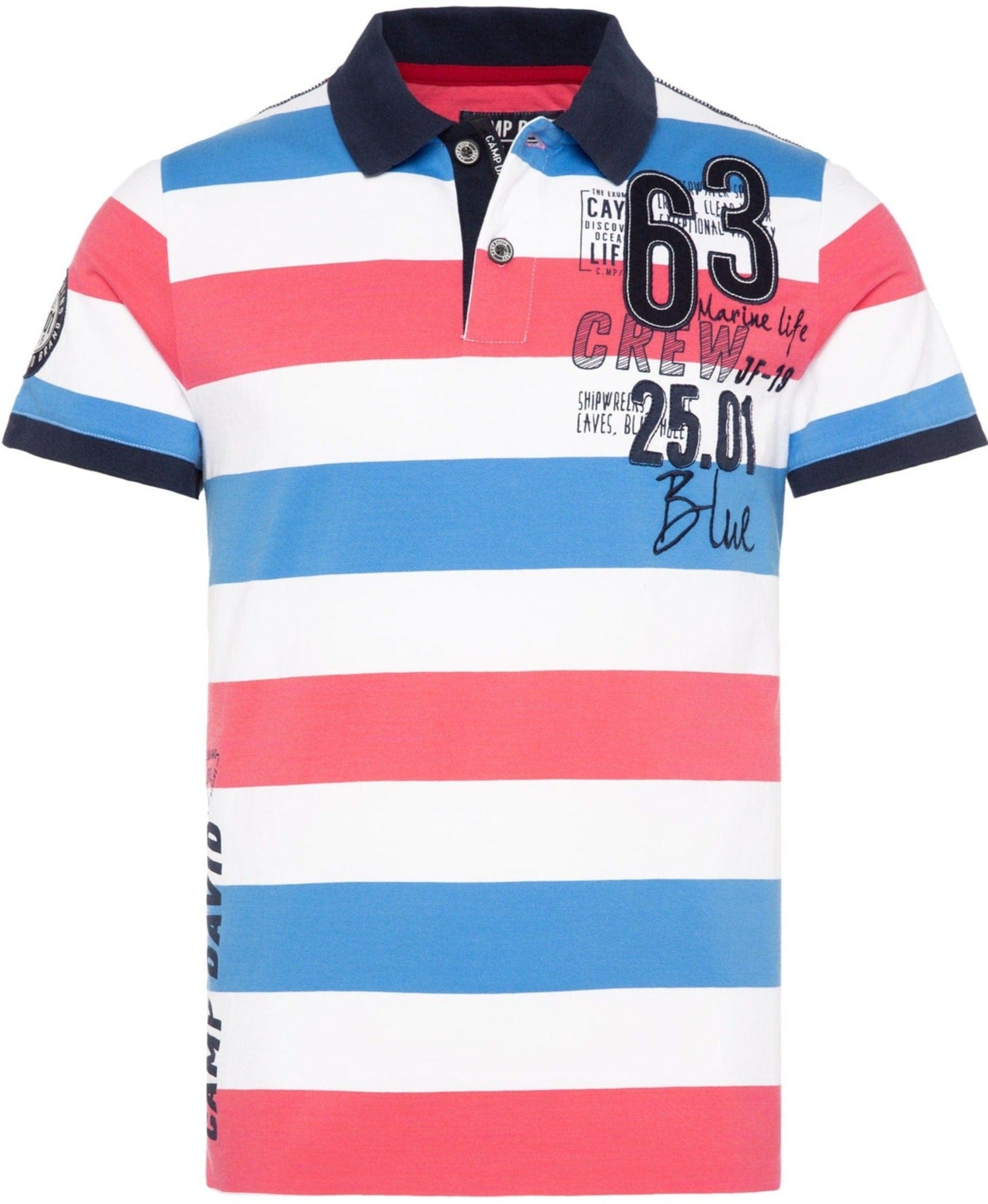 Camp David Poloshirt Ocean Dive