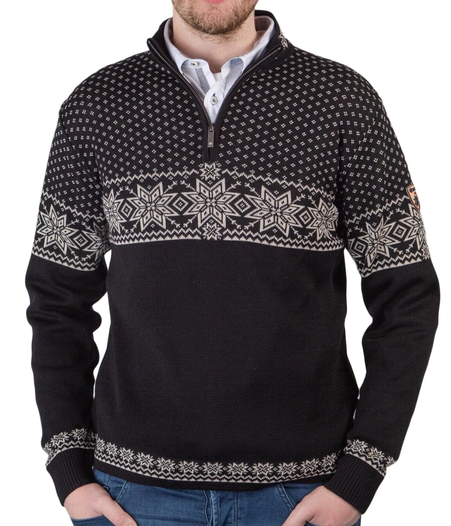 Kama Pullover 100% Merino, Black