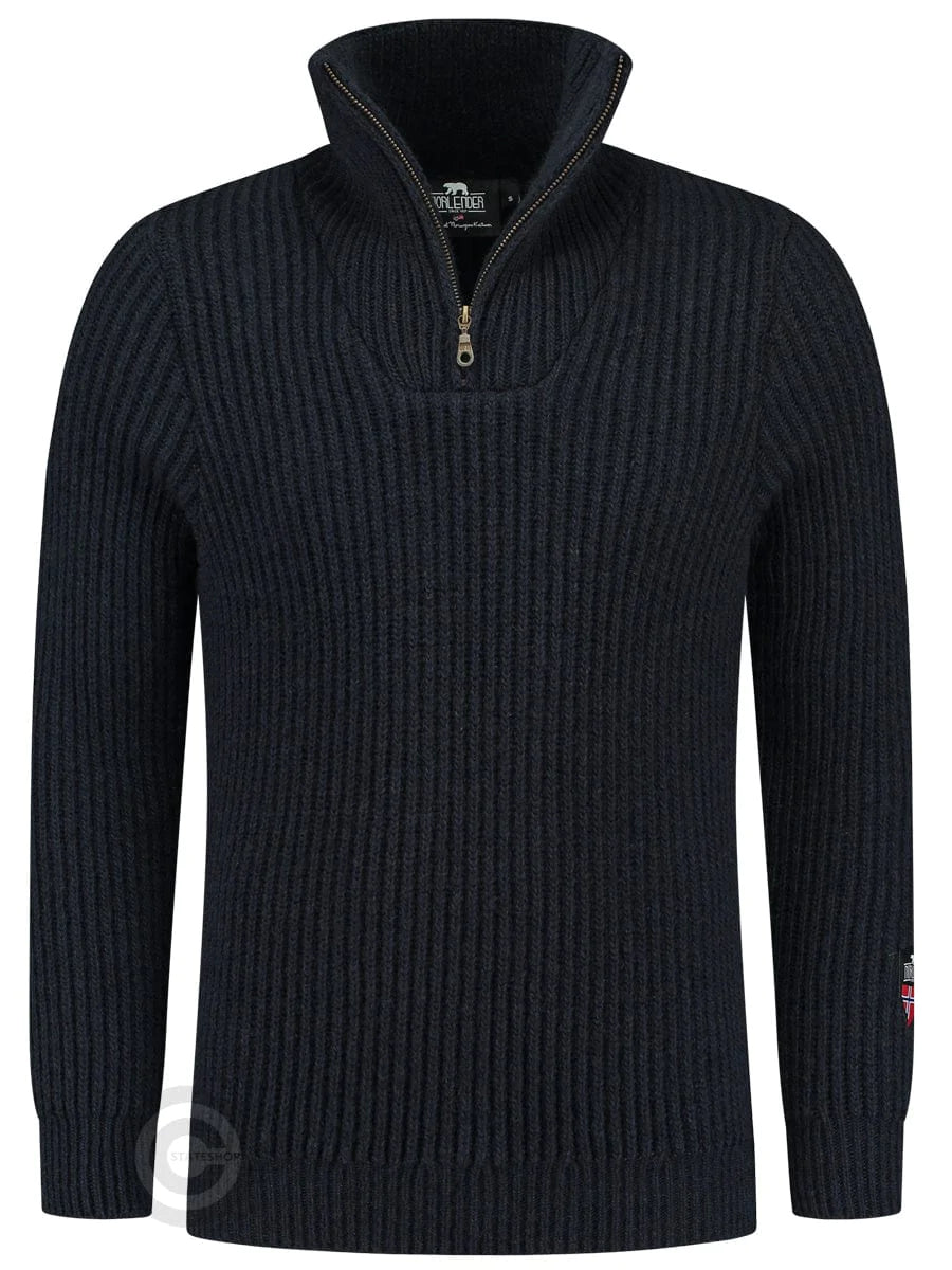 NorfindeHard wearing rib sweater, darkblue