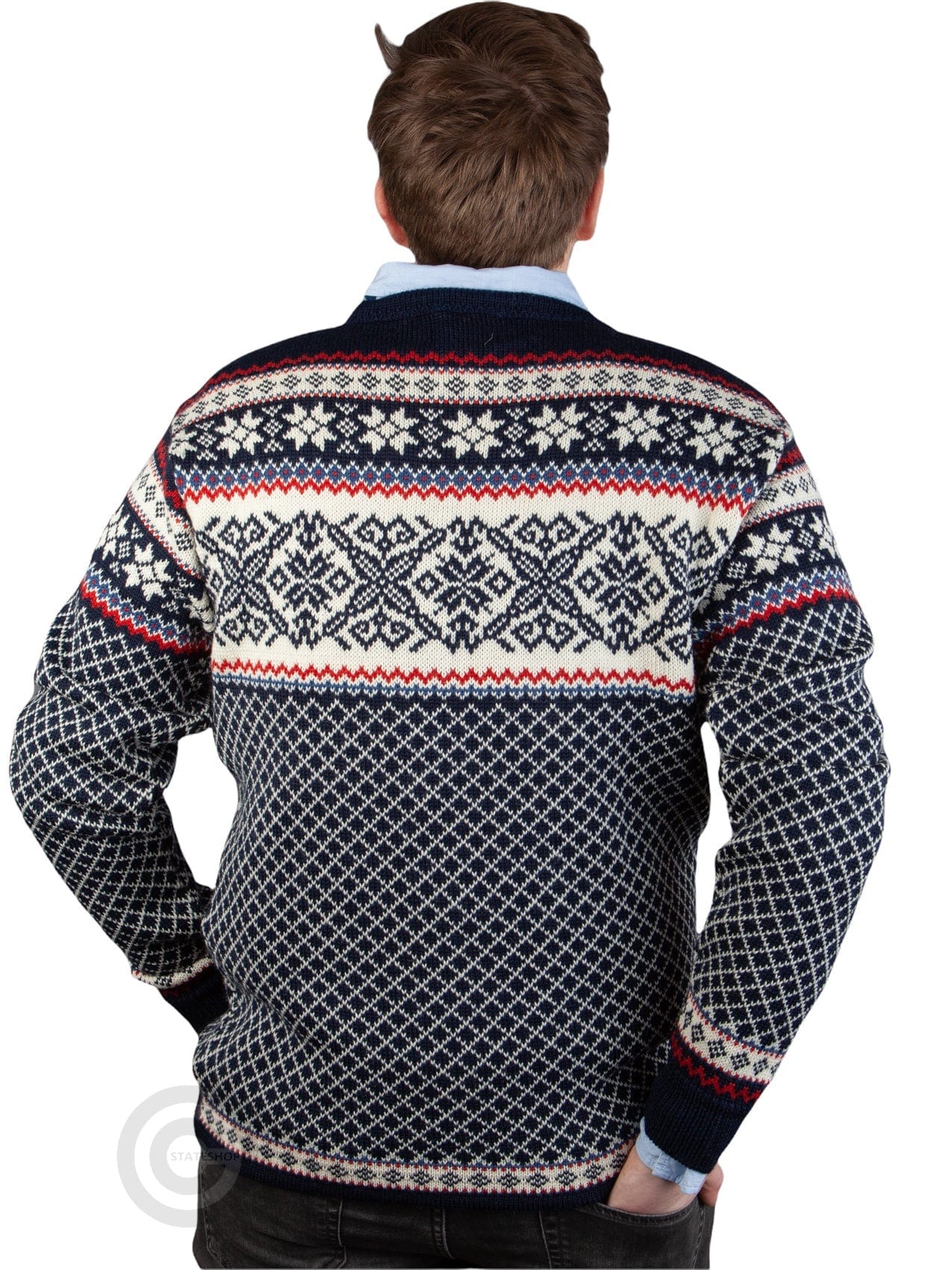 NorfindeNordic crew neck Sweater, darkblue