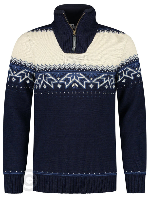 GOD SELECTION X WDS NORDIC SWEATER NAVY - スウェット