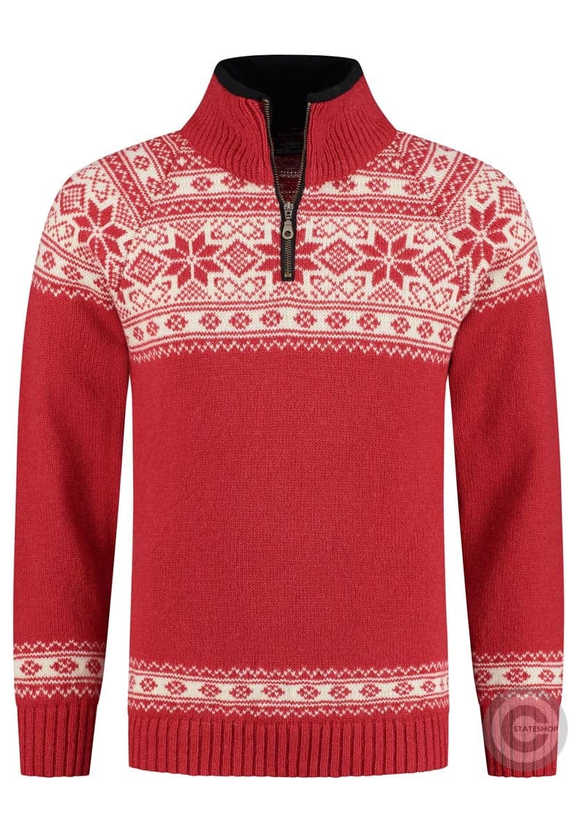 Norfinde Norwegian sweater in Setesdals design made of 100% pure wool