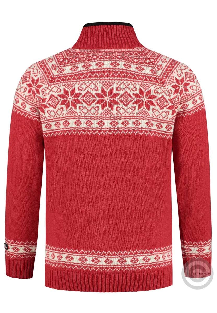 Norfinde Norwegian sweater in Setesdals design made of 100% pure wool