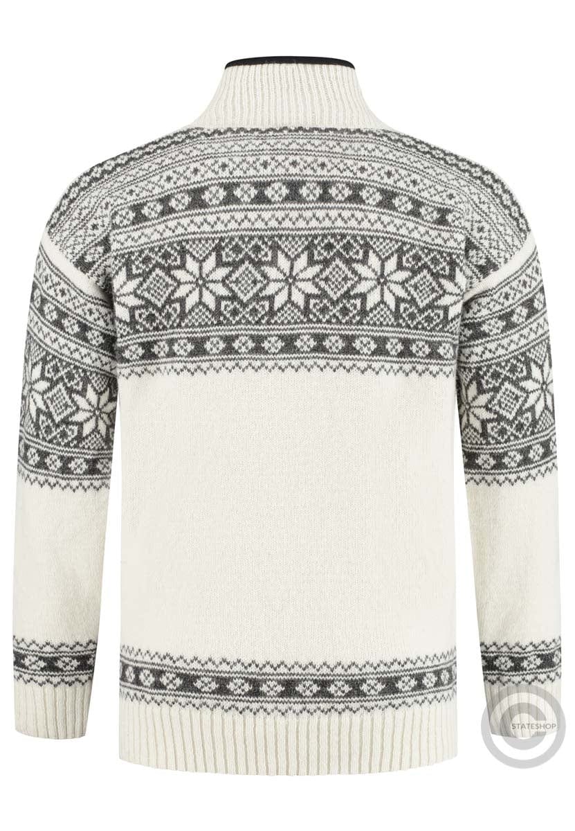 Norfinde Norwegian sweater in Setesdals design made of 100% pure wool