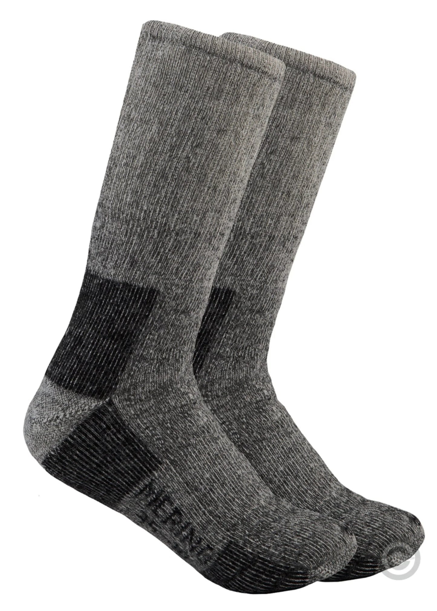 Norfinde Trekking wool socks, grey/black