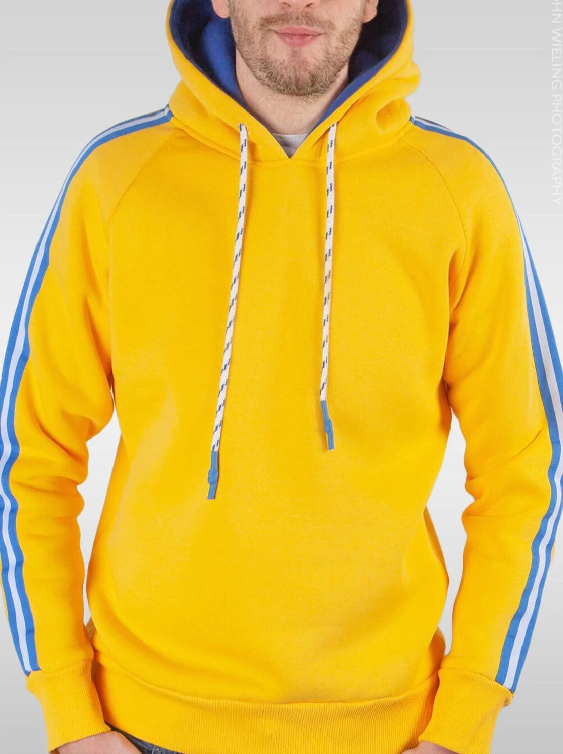 Top GunHoodie Sweatshirt "Logo Stripe" yellow